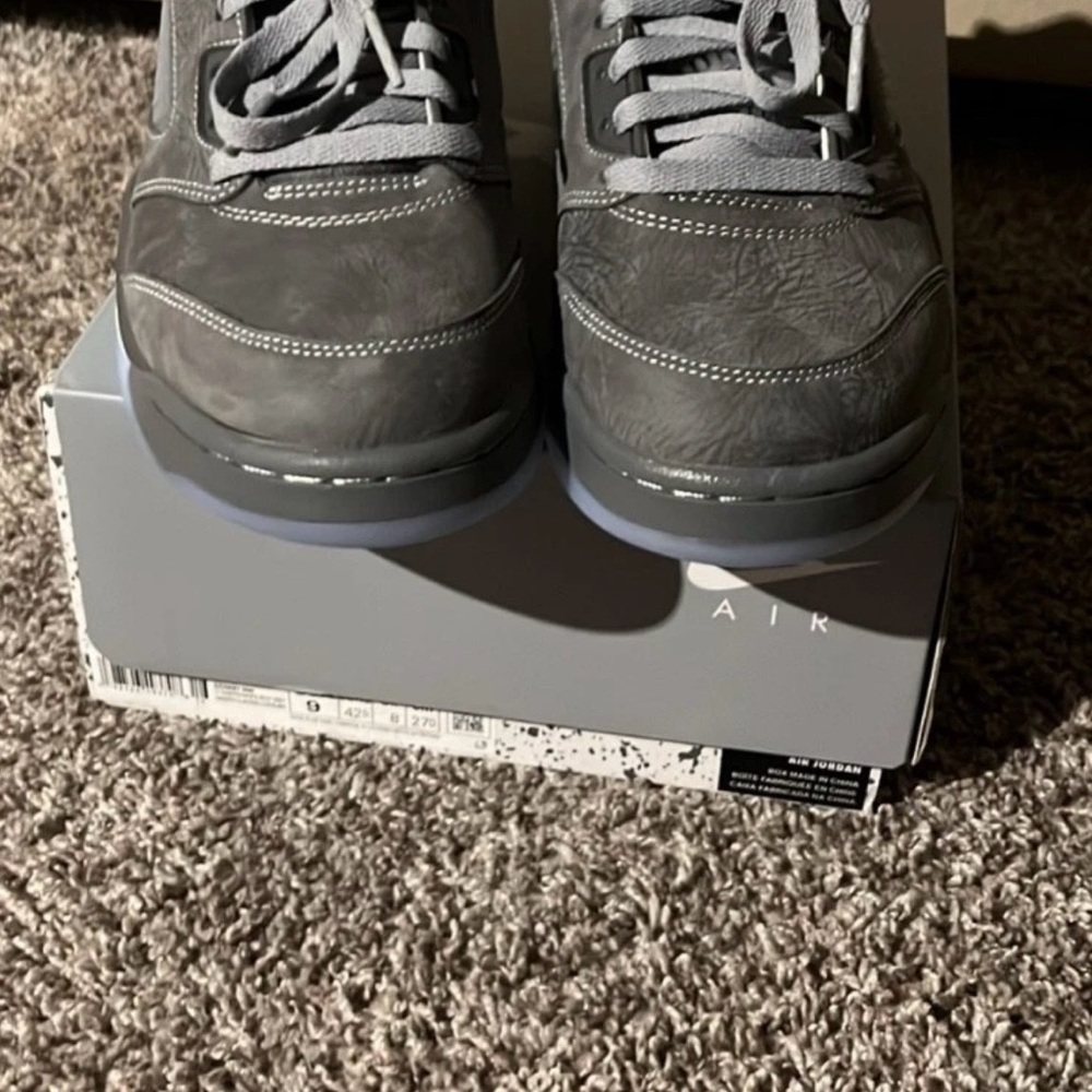 Jordan 5’s Men's Gray